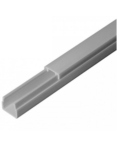 Кабель-канал серый RAL 7035 2-й замок в п/э 12х12 (242м/уп) Промрукав (PR03.0068) в Махачкале Кабель-канал Pintop.ru