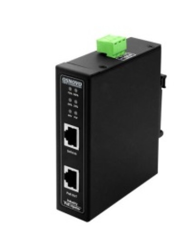 OSNOVO Midspan-1/303X(Booster) Промышленный PoE-инжектор в Махачкале Системы видеонаблюдения Pintop.ru