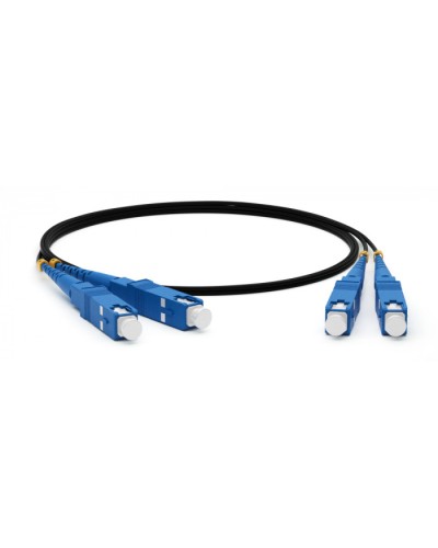 Патч-корд волоконно-оптический Hyperline FC-D3-62-SC/PR-ST/PR-H-10M-LSZH-BK в Махачкале Патч-корды оптические Pintop.ru