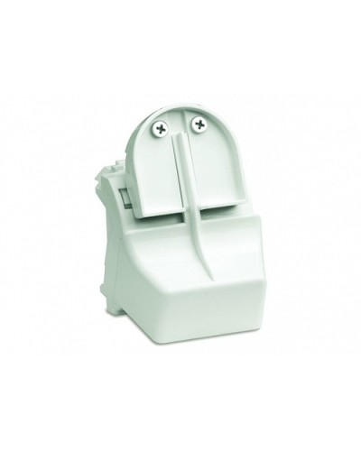 Адаптер для оптоволоконных разъемов 2хST, c системой пломбировки, белый, 2мод. DKC 76618B в Махачкале Аксессуары для стоек и шкафов Pintop.ru