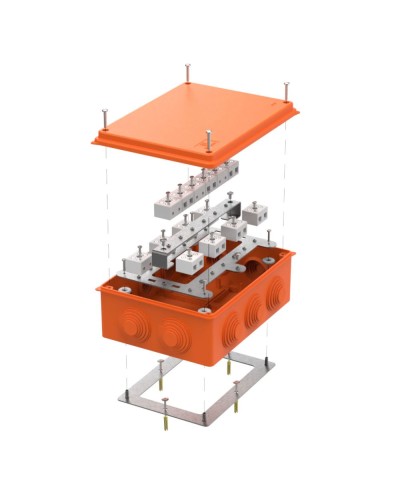 Коробка огнест. для о/п 40-0330-FR10.0-28 Е15-Е120 RAL2004 260х175х90 (7 шт/кор) Промрукав (40-0330-FR10.0-28) в Махачкале Распределительные коробки Pintop.ru
