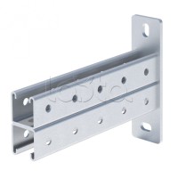 STRUT-консоль двойная 41х41 мм, основание 250 мм HDZ EKF (stkd414125-HDZ)