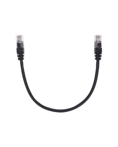 Патч-корд U/UTP, CAT 5e, RJ45-RJ45, 26AWG, LSZH, черный, 0,3м REXANT 02-0102-03 в Махачкале Патчкорды (медные) Pintop.ru