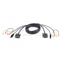 КВМ-кабель с интерфейсами USB, DVI-D Dual Link (1.8м) ATEN 2L-7D02UD