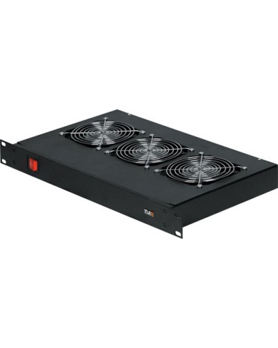 Панель вентиляционная с 3 вентиляторами TLK TLK-VP3/BK в Махачкале Вентиляторные модули Pintop.ru