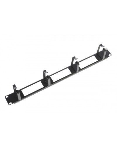 Органайзер кабельный горизонтальный 4 кольца черный ЦМО ГКО-О-4.62-9005 в Махачкале Кабельные органайзеры Pintop.ru