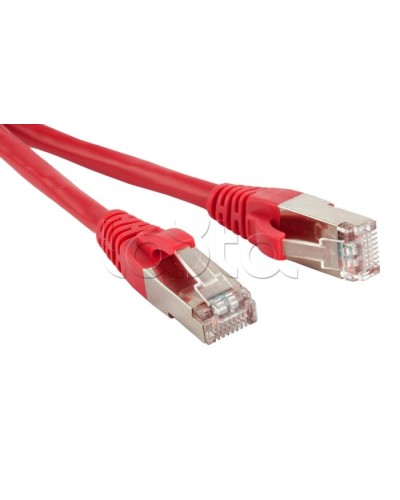 Патч-корд RJ45-RJ45, 4 пары, STP, кат.5е, LSZH (2м) Hyperline PC-LPM-STP-RJ45-RJ45-C5e-2M-LSZH-RD в Махачкале Патчкорды (медные) Pintop.ru