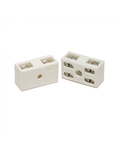 Клемма керам. латунь 6 мм² 2 пары на 8 контактов (5 шт/уп) Промрукав (PR08.7164) в Махачкале Аксессуары для кабель-канала Pintop.ru