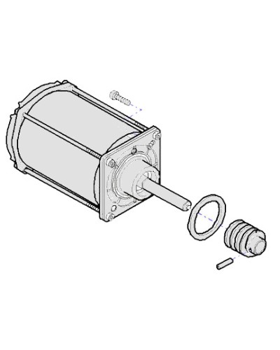 Электродвигатель G12000 в сборе Came 119RIG101 в Махачкале Запчасти для шлагбаумов и автоматики Pintop.ru