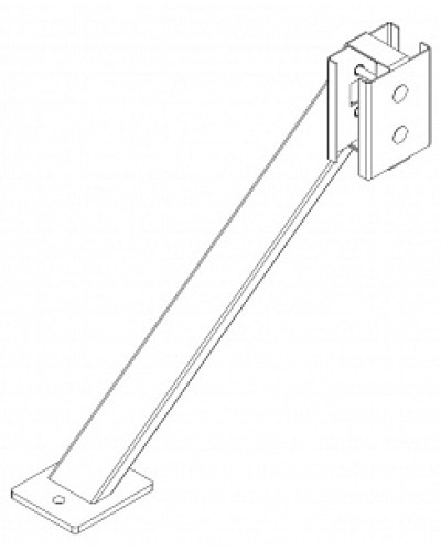 Упор PERCo-MB-16.9 в Махачкале Дополнительное оборудование для СКУД Pintop.ru
