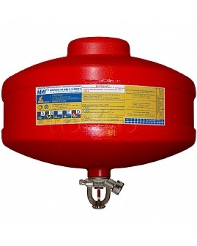 Модуль порошкового пажаротушения ПОЖТЕХНИКА МПП-12/93 МИГ (температура срабатывания +93°С) (красный) в Махачкале Модули порошковые Pintop.ru