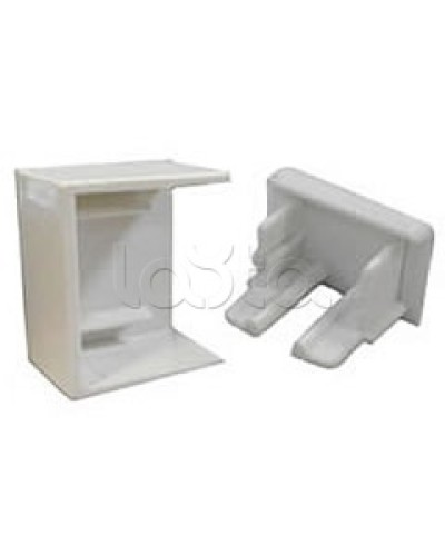 Заглушка для кабель-канала МЕХ, для сечения 40x16 Экопласт 72806 в Махачкале Аксессуары для кабель-канала Pintop.ru