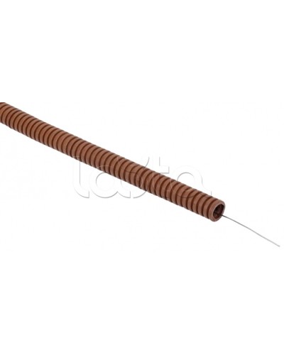 ELASTA Труба гофр. ПВХ d=16мм с зондом дуб (25м) IEK (ET-TG21-121-016-025-K24) в Махачкале Труба гофрированная Pintop.ru