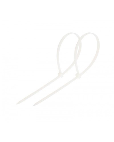 Стяжка нейлоновая неоткрывающаяся, безгалогенная (halogen free) 150x3.5мм, белая (100 шт) в Махачкале Стяжки-хомуты Pintop.ru