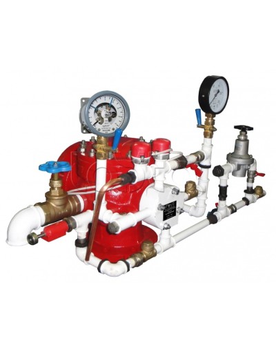 Узел управления спринклерный воздушный в комплекте с акселератором Спецавтоматика УУ-С100/1,6В3-ВФ.О4-01 в Махачкале Устройства пуска водяного пожаротушения Pintop.ru