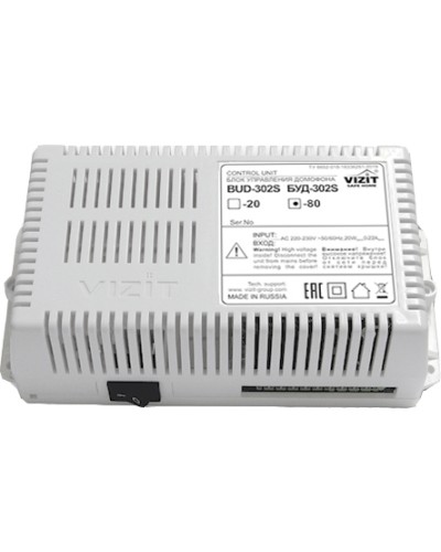 Блок управления и питания домофона Vizit БУД-302S-80 в Махачкале Дополнительное оборудование для СКУД Pintop.ru