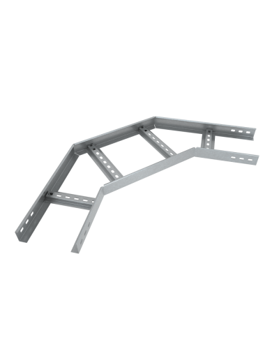 Угол лестничный горизонтальный 90 гр. 70х100х1,5 мм КМ-Профиль (LGL90-70-100-1.5) в Махачкале Аксессуары для лотков Pintop.ru