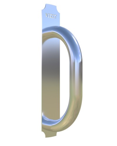 Дверная ручка наружная с декоративной накладкой Vizit PC-101-VIZIT в Махачкале Аксессуары для многоабонентных систем Pintop.ru