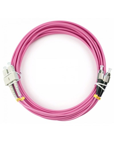 Шнур оптический duplex SC-FC 50/125 mm OM4 20м LSZH Cabeus FOP-50-OM4-SC-FC-20m в Махачкале Патч-корды оптические Pintop.ru