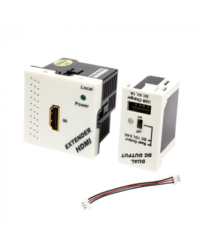 Конвертор RJ45-HDMI LANMASTER LAN-SIP-23HDMI/TX-WH в Махачкале Медиаконвертеры Pintop.ru