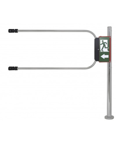 Smartec ST-GR010EC-CR - Калитка аварийного выхода с электромагнитом, хромированная, в комплекте стойка 1000 х D50 мм и створка 1000 х D25 мм. в Махачкале Калитки Pintop.ru