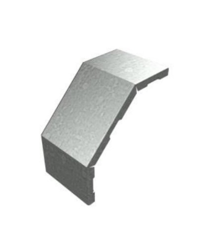 Крышка угла вертикального внешнего 90° 400х15 (0,7) для лестничного лотка ПожТехКабель (651-403) в Махачкале Кабельные лотки Pintop.ru