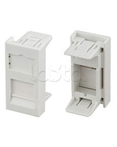 Вставка для 1 модуля формата Keystone Jack Hyperline SIP2-1K-M45-22.5 в Махачкале Модули Keystone Pintop.ru