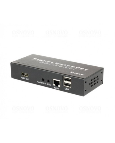 Дополнительный приёмник для комплекта передачи HDMI по сети Ethernet OSNOVO RLN-HiKMDA2 в Махачкале Видеоусилители, Модуляторы, Делители Pintop.ru