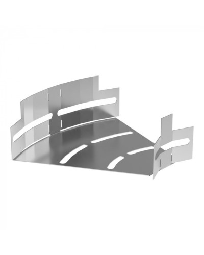 Угол горизонтальный изменяемый 0-45 градусов Стандарт INOX (AISI 304) 150х50 Промрукав (PR16.3587) в Махачкале Аксессуары для лотков Pintop.ru