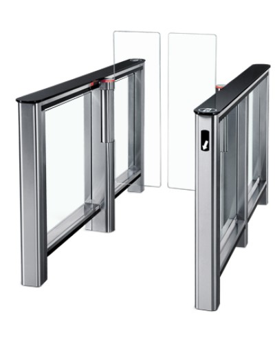 Турникет PERCo-ST-01 с крышками из закал. стекла со створками Створки шириной 300 мм в Махачкале Турникеты Pintop.ru