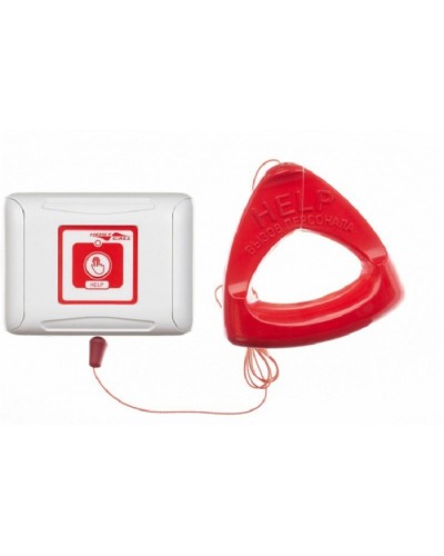 Влагозащищенная радиокнопка вызова со шнуром Hostcall MP-413W2 в Махачкале Система оповещения и трансляции Hostcall Pintop.ru