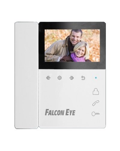 Монитор цветного видеодомофона с трубкой на магните Falcon Eye Lira в Махачкале Вызывные видеопанели малоабонентные Pintop.ru