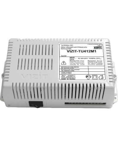 Блок управления терминала консьержа Vizit-TU412M1 в Махачкале Блоки управления многоабонентные Pintop.ru