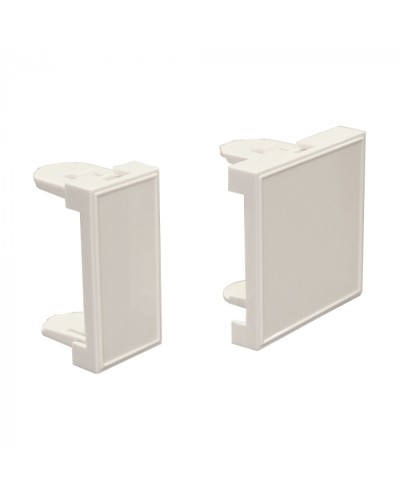 Заглушка 22.5х45, белая LANMASTER (LAN-SIP-22B-WH) в Махачкале Проходные адаптеры и розетки оптические Pintop.ru