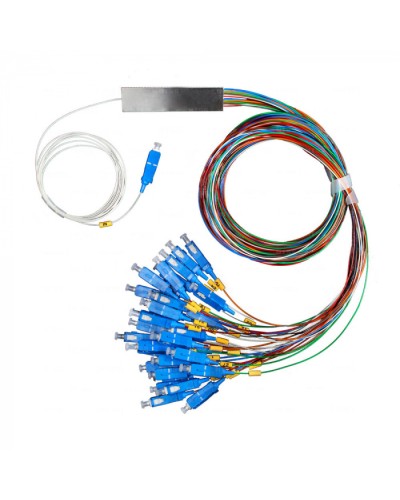 Разветвитель план 1х8 окон SC/UPC 9/125 вывод 1,5м буфер 0.9мм 1260/1650 Cabeus (FCT-PLC-1/8-9-SC/U-1.5-0.9) в Махачкале Оптические разветвители (сплиттеры) Pintop.ru