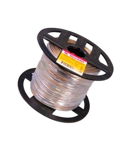 Трос стальной в ПВХ изоляции d2.5 мм (200 м) REXANT 09-5325 в Махачкале Крепежные изделия Pintop.ru