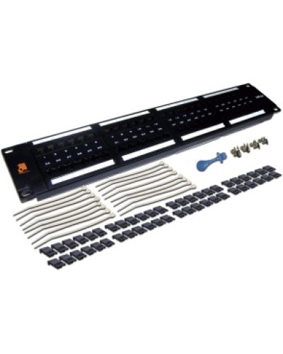 Патч-панель 48 портов, UTP, кат.5E, 2U LANMASTER LAN-PPL48U5E в Махачкале Патч панель Pintop.ru