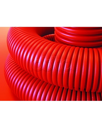 Труба гофрированная двустенная ПНД 110 мм для кабельной канализации с зондом DKC 121911 (50 м) в Махачкале Труба гофрированная Pintop.ru