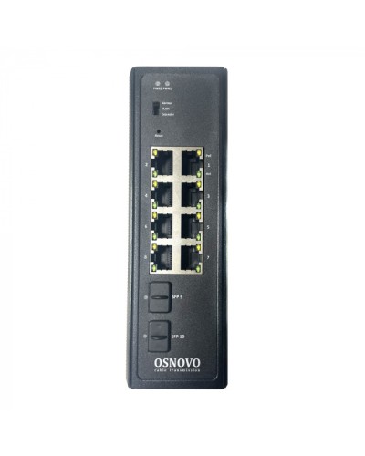 OSNOVO SW-80802-IM(port 90W,360W) Промышленный Web-управляемый PoE коммутатор в Махачкале Коммутаторы Pintop.ru