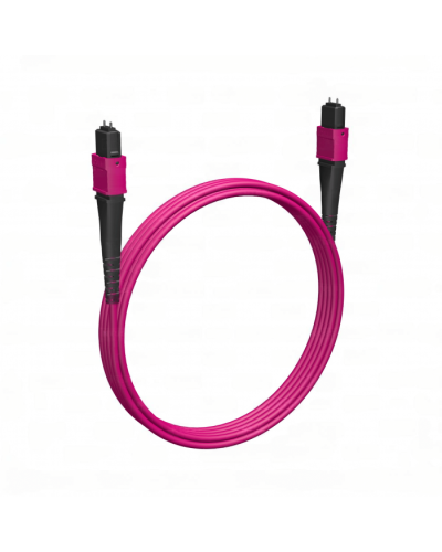 Кабельная сборка MPO(M) -MPO(M)-8 волокон 50/125 OM4, 2 m Cabeus (FOP-50-OM4-8-MPO(M)-8-MPO(M)-B-2m) в Махачкале Кабельные сборки (оптические) Pintop.ru