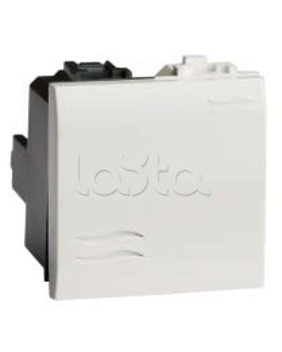 Выключатель типа кнопка, белый, 2мод. DKC 76022B в Махачкале Аксессуары для стоек и шкафов Pintop.ru