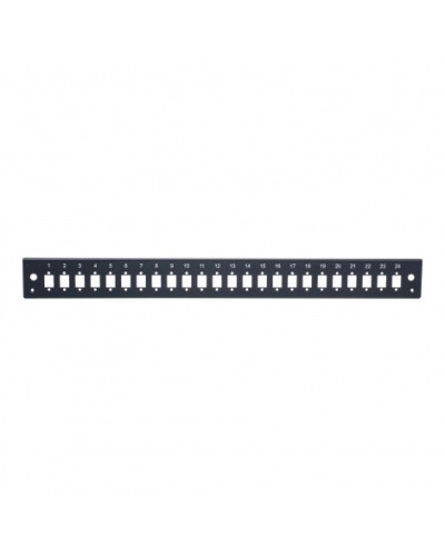 Панель лицевая для выдвижной оптич. полки, 24 SC Simplex/24 LC Duplex, черный Datarex DR-546045 в Махачкале Патч-панели Pintop.ru