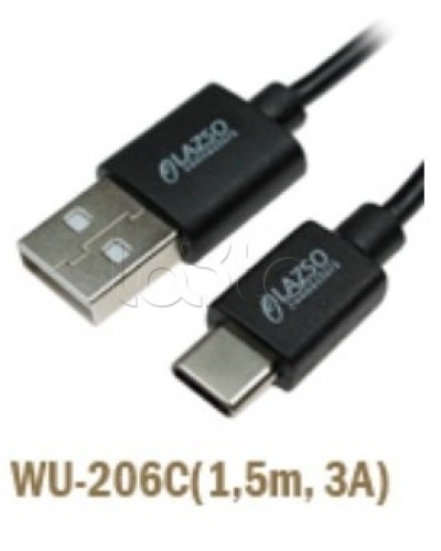 Кабель для передачи данных и зарядки LazsoWU-206C(1,5m, 3А) в Махачкале Оборудование для видеонаблюдения Pintop.ru