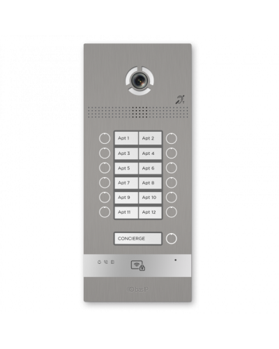 Вызывная панель BAS-IP BI-12FBI SILVER в Махачкале Вызывные видеопанели малоабонентные Pintop.ru