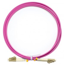 Шнур оптический duplex LC-LC 50/125 mm OM4 2м LSZH Cabeus FOP-50-OM4-LC-LC-2m
