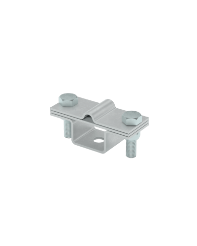 Универсальный держатель на мостовой опоре для прутка Ø 5-8 мм и полосы до 40 мм с 2 пластинами TD КМ-Профиль (UDMO2-D5-8-B40 TD) в Махачкале Монтажные материалы Pintop.ru