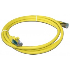 Патч-корд RJ45 - RJ45, 4 пары, FTP, категория 6, 1.5 м, желтый, LSZH LANMASTER LAN-PC45/S6-1.5-YL