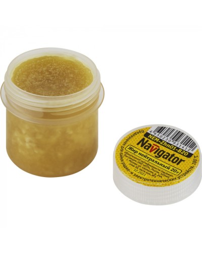 Жир паяльный Navigator 93 141 NEM-Zhn01-B20 (нейтральный, 20 гр) в Махачкале Аксессуары для кабель-канала Pintop.ru