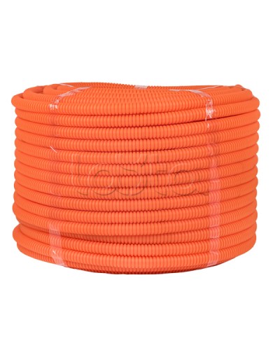 Труба гофр. ПНД с протяжкой d20 мм (100 м) оранжевая EKF-Plast (tpnd-20-o) в Махачкале Труба гофрированная Pintop.ru