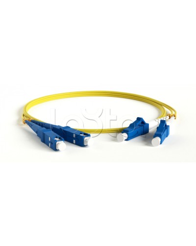 Патч-корд волоконно-оптический Hyperline FC-S2-9-LC/AR-SC/AR-H-20M-LSZH-YL в Махачкале Патч-корды оптические Pintop.ru